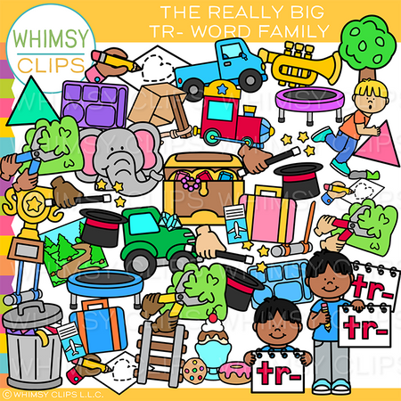 TR Beginning Blends Clip Art