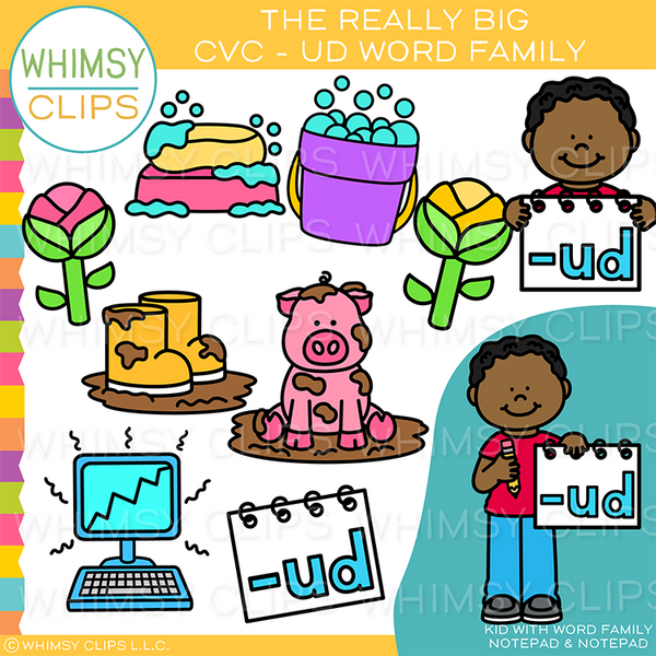 UD Short U CVC Clip Art