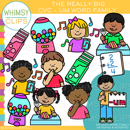 UM Short U CVC Clip Art