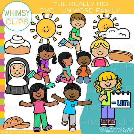 UN Short U CVC Clip Art