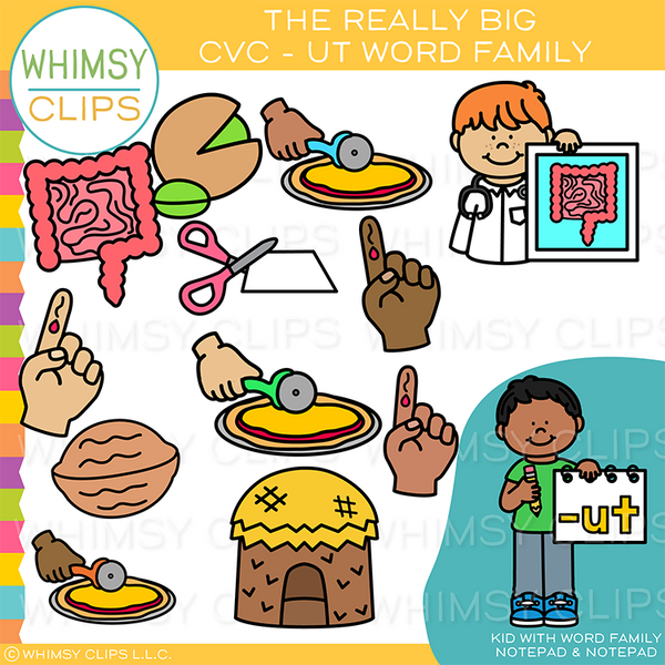 UT Short U CVC Clip Art
