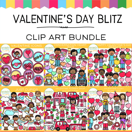 Valentine's Day Blitz Clip Art Bundle