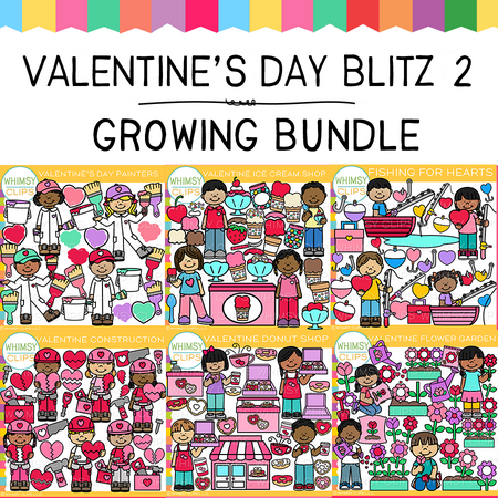 Valentine's Day Blitz Clip Art Bundle Two