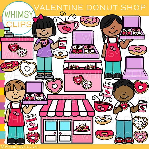 Valentine Donut Shop