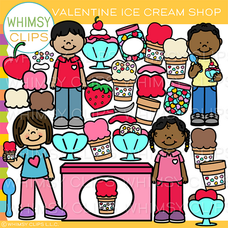 Valentines Day Ice Cream Shop
