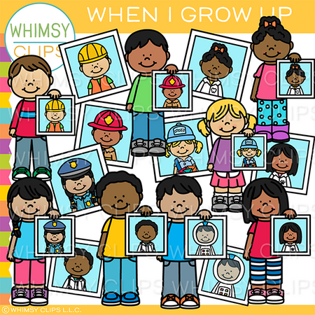 When I grow Up Clip Art