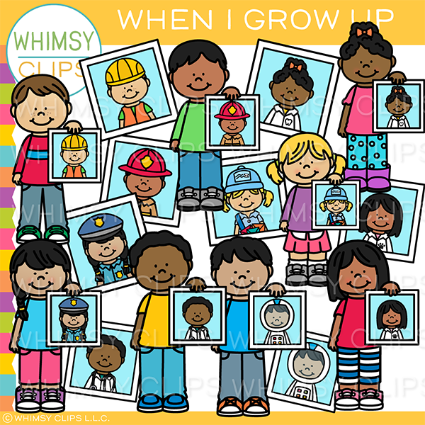 When I grow Up Clip Art