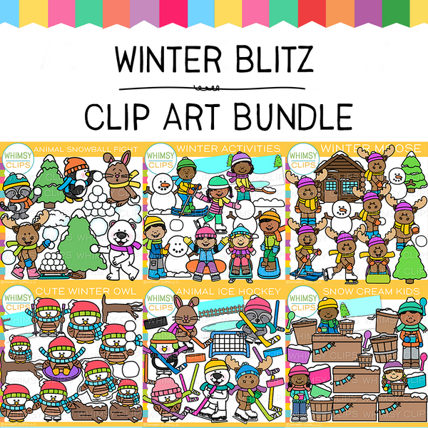 Winter Blitz Clip Art Bundle