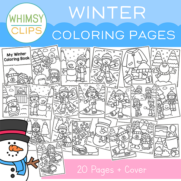 Winter Coloring Pages