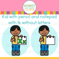 The Really Big Alphabet Letter X Clip Art Set