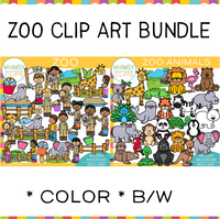 Fun Zoo Clip Art Bundle