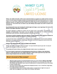 Moveable Theme Clip Art for Paperless Resources