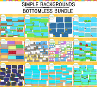 Simple Backgrounds Bottomless Bundle