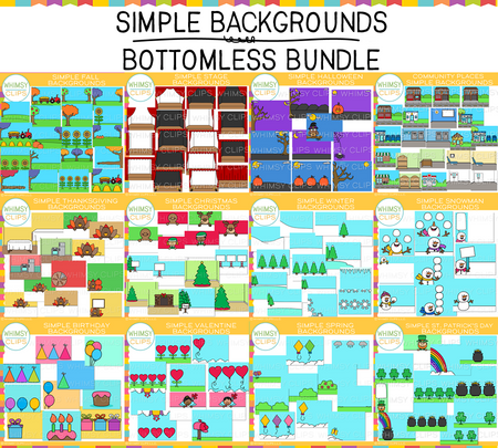 Simple Backgrounds Bottomless Bundle