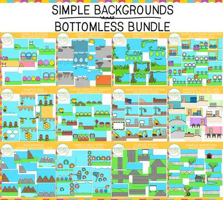 Simple Backgrounds Bottomless Bundle