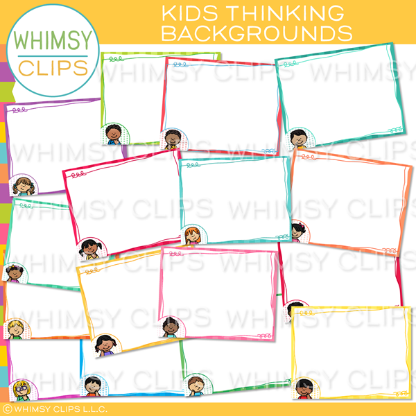 Kids Thinking Backgrounds