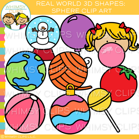 Real World 3D Sphere Clip Art