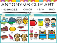 Antonyms Clip Art