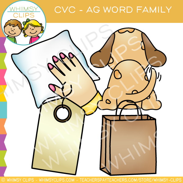CVC Ag Words Clip Art