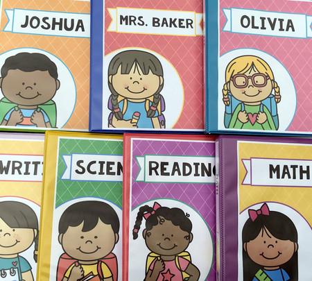 School Kids Binder Templates