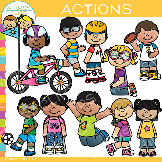 Actions Clip Art