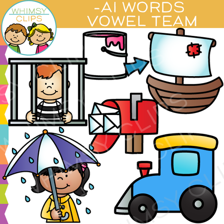Ai Words Vowel Team Clip Art