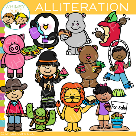 Alliteration - Figurative Language Clip Art