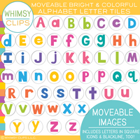 Alphabet Moveable Clip Art