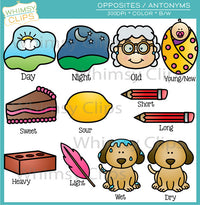 Antonyms Clip Art