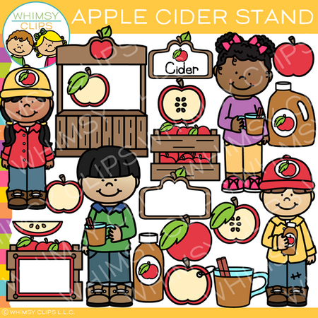 Apple Cider Stand Clip Art