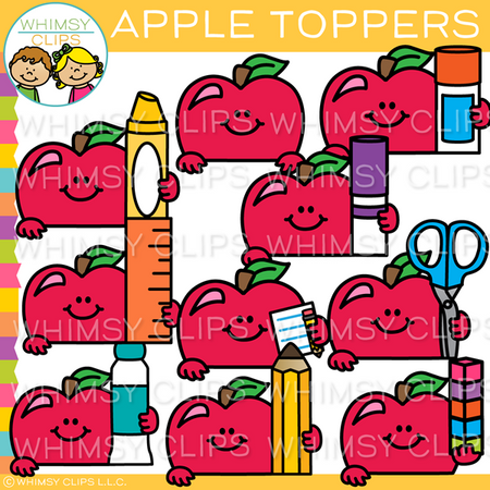 Apple Toppers Clip Art