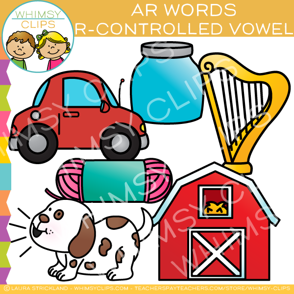 AR Words R Controlled Clip Art