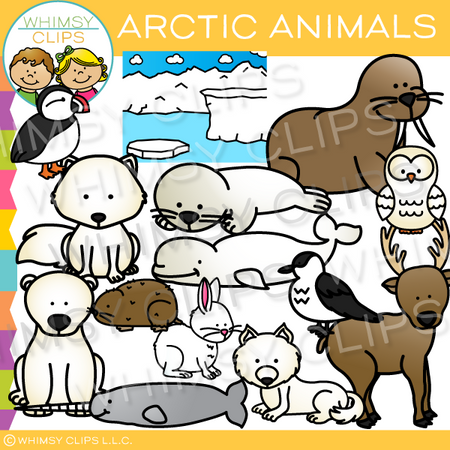 Arctic Animal Clip Art