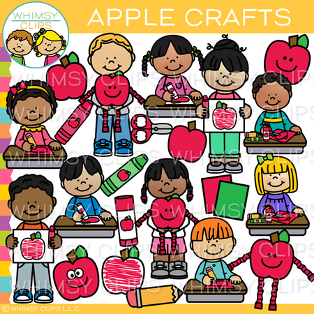 Apple Arts and Crafts Clip Art