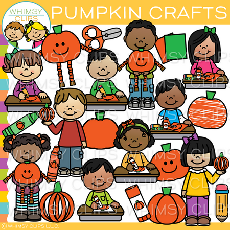 Pumpkin Arts and Crafts Clip Art