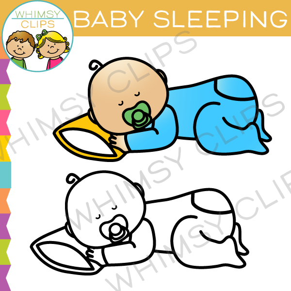 Baby Sleeping Clip Art