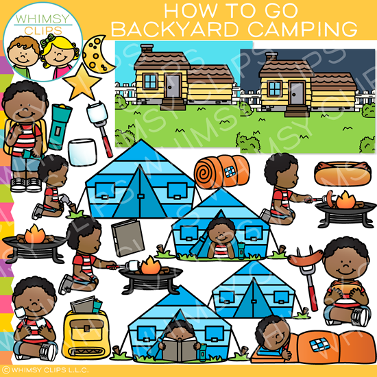 Backyard Camping Clip Art