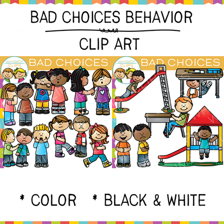 Bad Behavior Clip Art