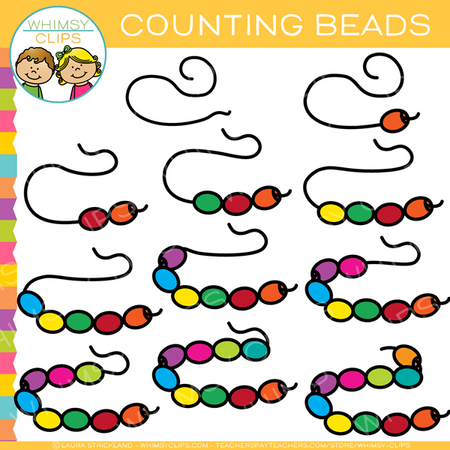 Beads Counting Clip Art