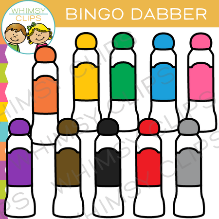 Bingo Dabber Clip Art