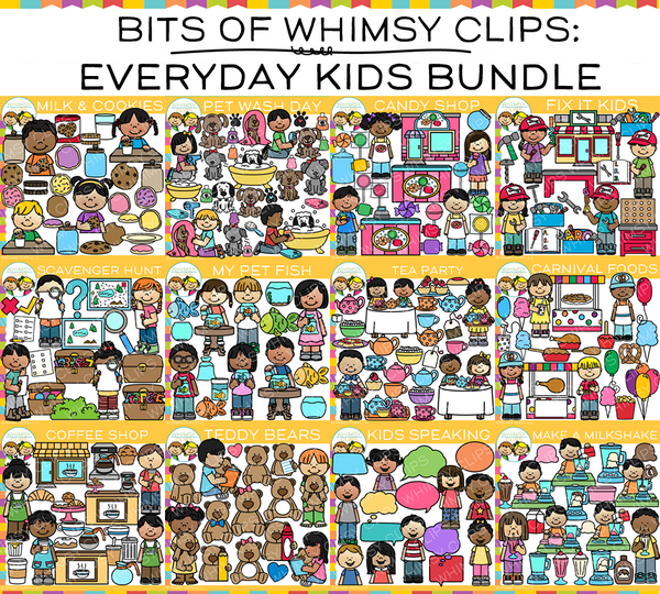 Everyday Kids Clip Art