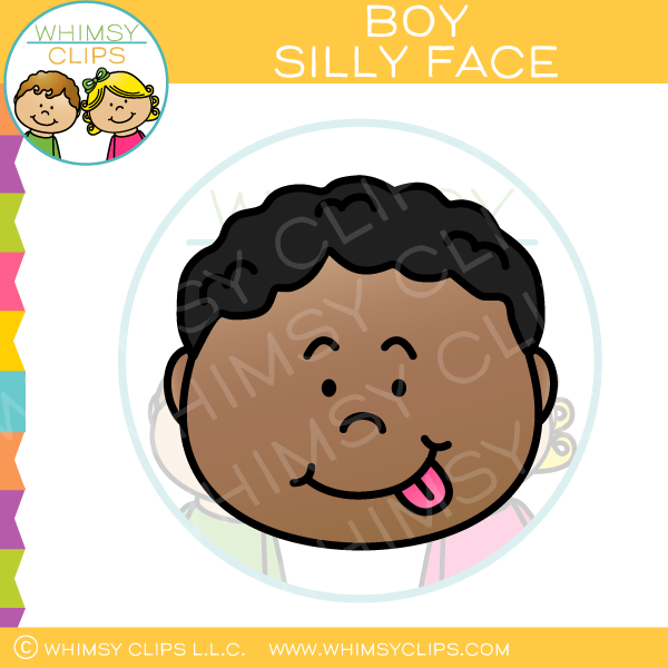 Boy Silly Face Clip Art
