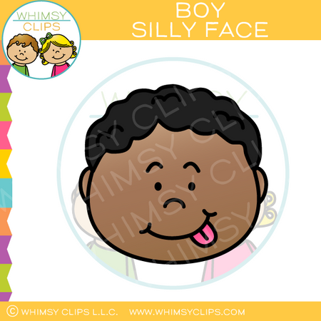 Boy Silly Face Clip Art