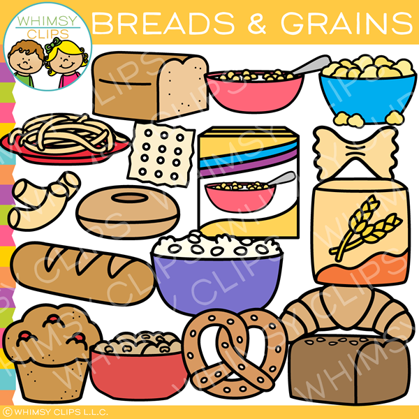 Breads and Grains Clip Art