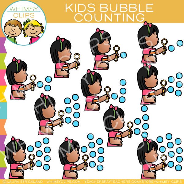 Bubble Counting Clip Art