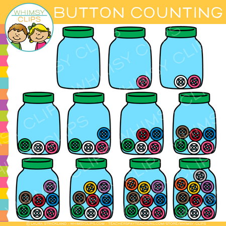 Buttons Counting Clip Art