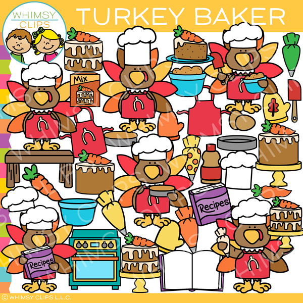 Turkey Baker Clip Art