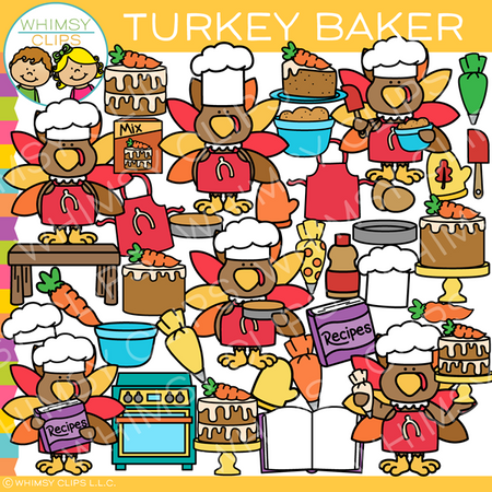 Turkey Baker Clip Art