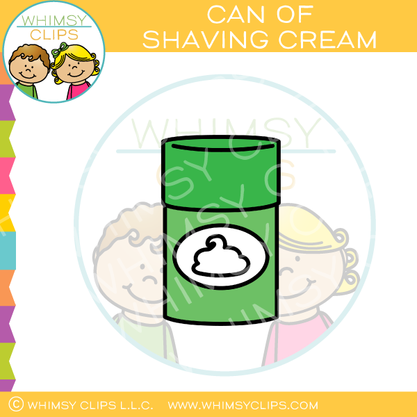 Can Of Shaving Cream Clip Art