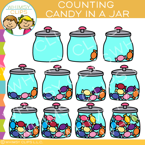 Candy Counting Clip Art